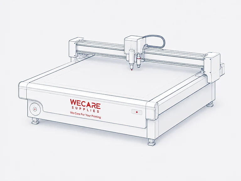 Flatbed cutter with HP45 / 45A inkjet marking system