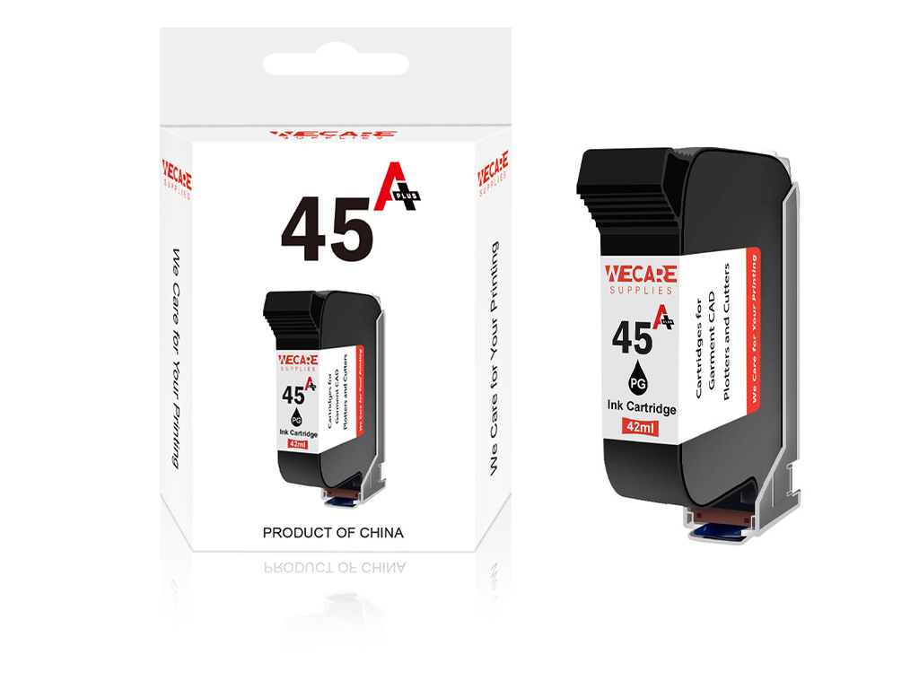 Wecare 45A A Plus pigment ink cartridge for HP45 compatible CAD plotters
